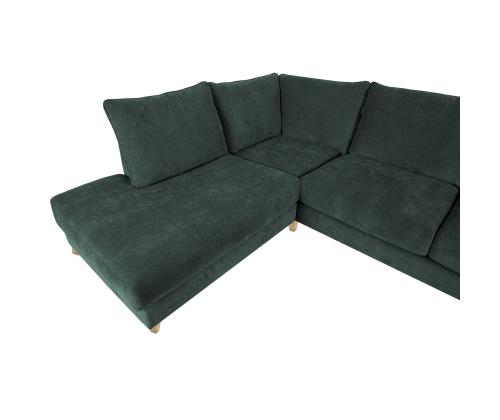 Kulmasohva LAYLA VN 265x94x208xH90cm, vihreä