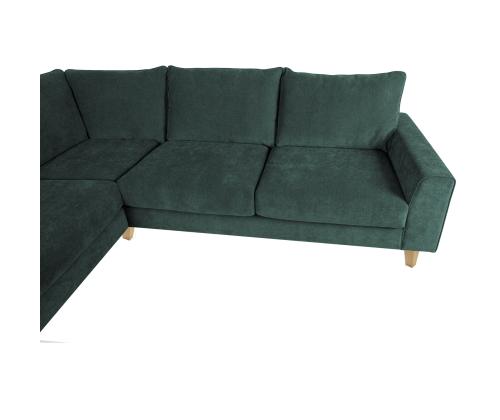 Kulmasohva LAYLA VN 265x94x208xH90cm, vihreä