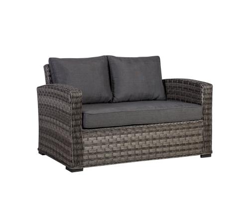 Sohva GENEVA 2-istuttava 129x78xH78cm, harmaa