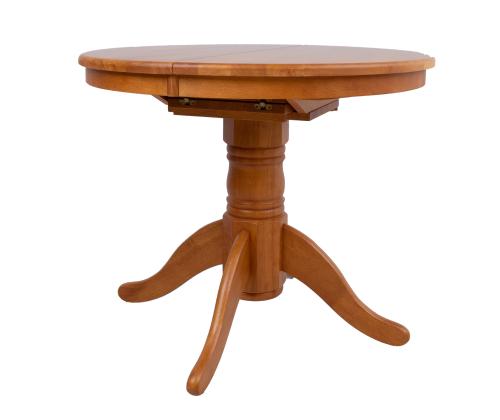 Ruokapöytä MIX & MATCH D90/120xH74cm, vaalea tammi