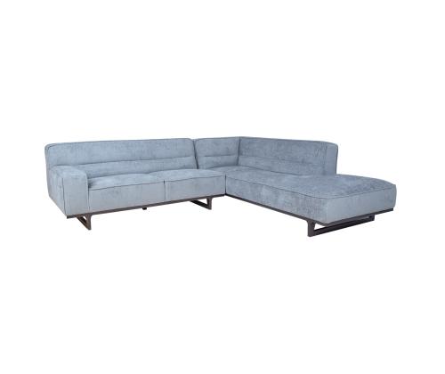 Kulmasohva HASSO PN 272x95/240xH79cm, hopeanharmaa