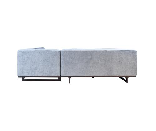 Kulmasohva HASSO PN 272x95/240xH79cm, hopeanharmaa
