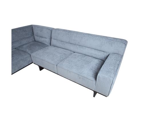 Kulmasohva HASSO VN 272x240/95xH79cm, hopeanharmaa