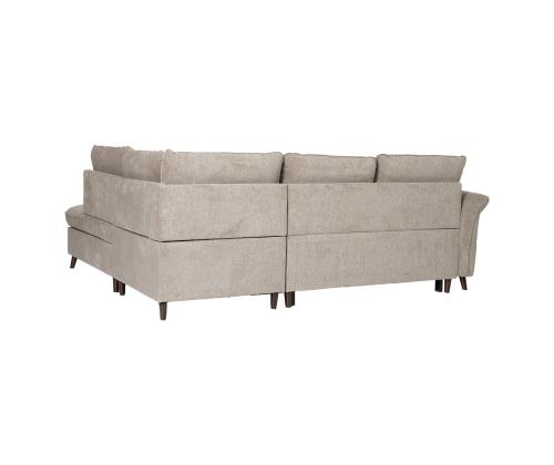 Kulmasohva LINDY PN 242x93/197xH94cm, vaaleanruskea