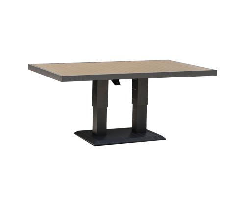 Pöytä PARKER 150x90xH52-75cm, harmaa