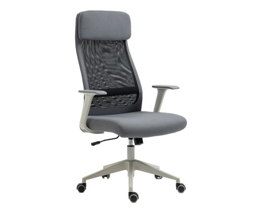 Työtuoli ELMER 67x62xH113-124cm, harmaa / musta