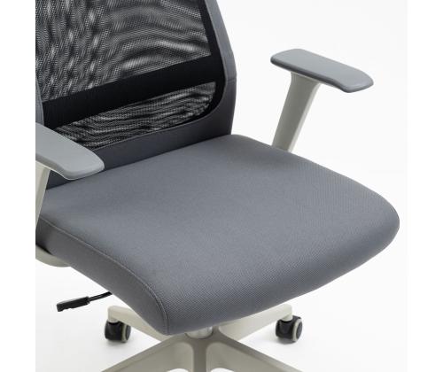 Työtuoli ELMER 67x62xH113-124cm, harmaa / musta