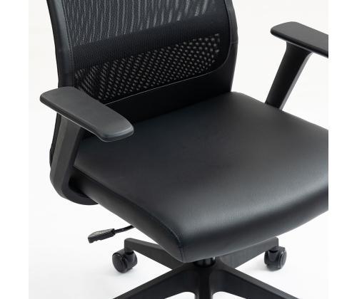 Työtuoli ELMER 67x62xH113-124cm, musta