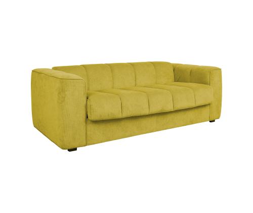 Sohvasänky STELLA jousipatjalla 206x94xH70cm, keltainen