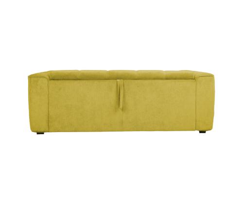 Sohvasänky STELLA jousipatjalla 206x94xH70cm, keltainen