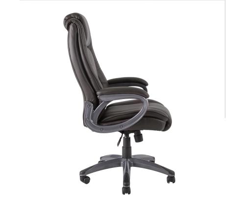Tietokone/toimistotuoli CALVIN, 81x65xH114-121,5cm, ruskea, keinonahkaa, muovia