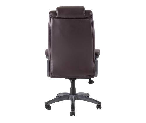 Työtuoli CALVIN, 81x65xH114-121,5cm, tummanpunainen, keinonahkaa, muovia