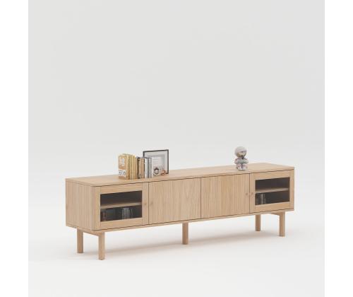 TV-pöytä HANSEN 160x40xH55cm, melamiini