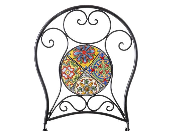 Tuoli MAROCCO 40x51xH90cm, musta metalli