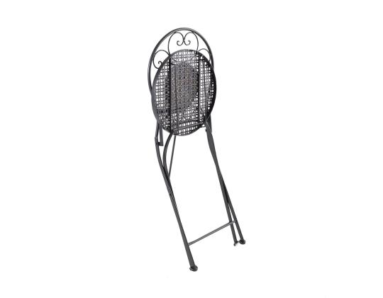 Tuoli MAROCCO 40x51xH90cm, musta metalli