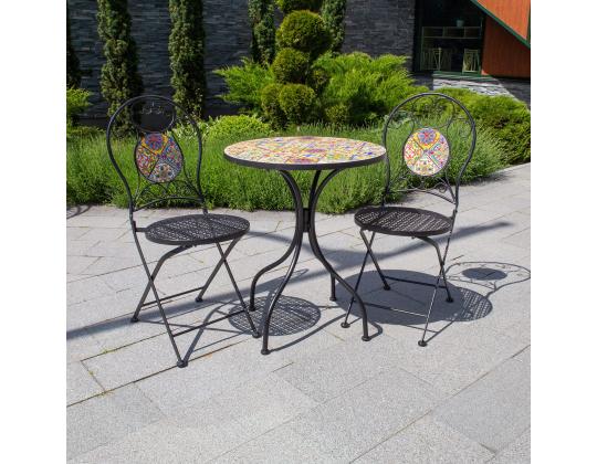 Tuoli MAROCCO 40x51xH90cm, musta metalli