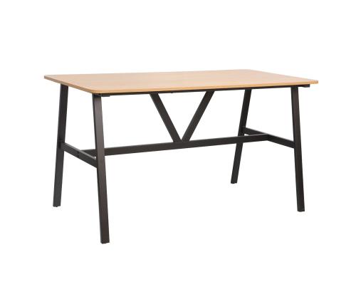 Ruokapöytä SVEA 140x70xK76cm, saarni/musta