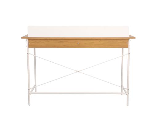 Työpöytä FERDIE 120x48xH88cm, saarni/valkoinen