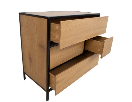 Lipasto HEDVIG 70x40xH74,5cm, saari/musta