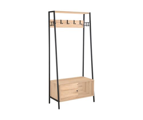 Ruokailuhuonekaappi HANNES 84x40xK180cm, maalaismainen melamiinipintainen