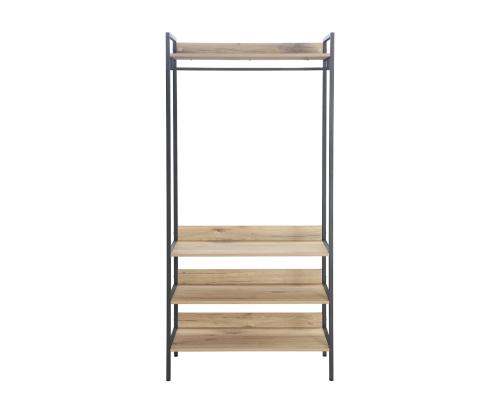 Hylly HANNES 84x40xH180cm, maalaismainen melamiinipintainen