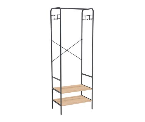 Hylly HANNES 64x40xH180cm, maalaismainen melamiinipintainen