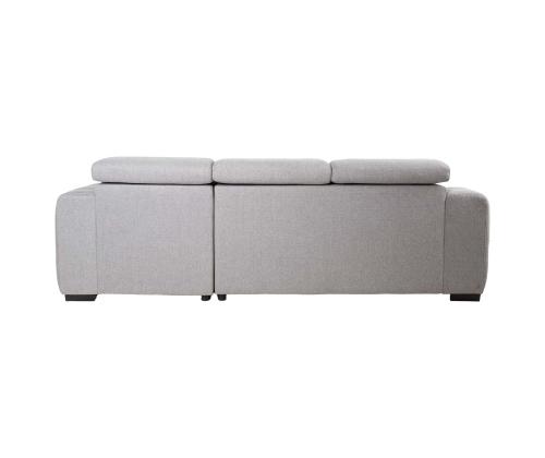 Kulmasohva ODELIA PN 252x165xH82/100cm, harmaa, harmaa