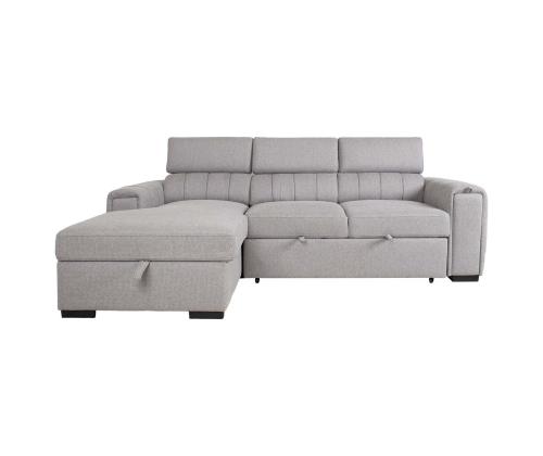 Kulmasohva ODELIA VN 252x165xH82/100cm, harmaa