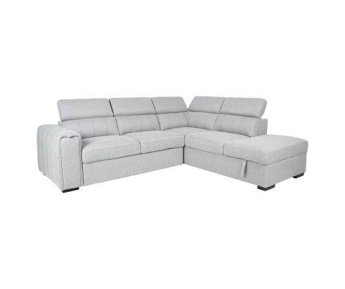 Kulmasohva ODELIA-2 PN 263x227xH81/97cm, harmaa