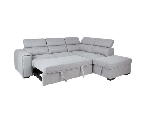 Kulmasohva ODELIA-2 PN 263x227xH81/97cm, harmaa