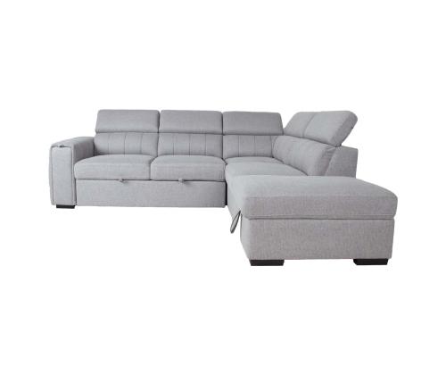Kulmasohva ODELIA-2 PN 263x227xH81/97cm, harmaa