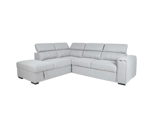 Kulmasohva ODELIA-2 VN 263x227xH81/97cm, harmaa