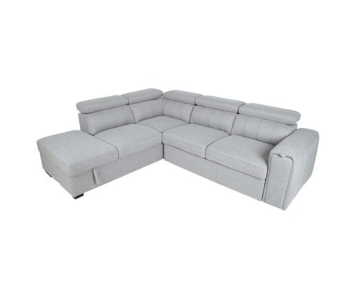 Kulmasohva ODELIA-2 VN 263x227xH81/97cm, harmaa