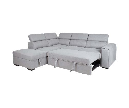 Kulmasohva ODELIA-2 VN 263x227xH81/97cm, harmaa