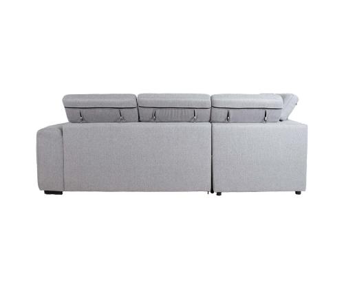 Kulmasohva ODELIA-2 VN 263x227xH81/97cm, harmaa
