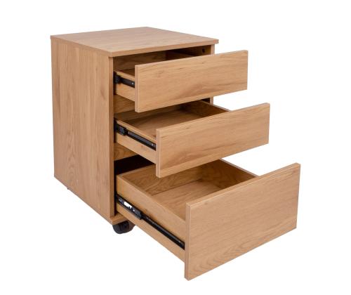 Laatikosto GEORGIA 40x40xH62cm, tammi