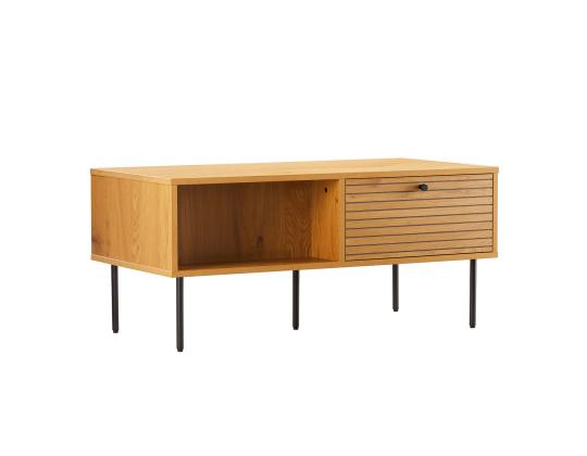Sohvapöytä LINE 100x50xH45cm, melamiini tammenkuorella