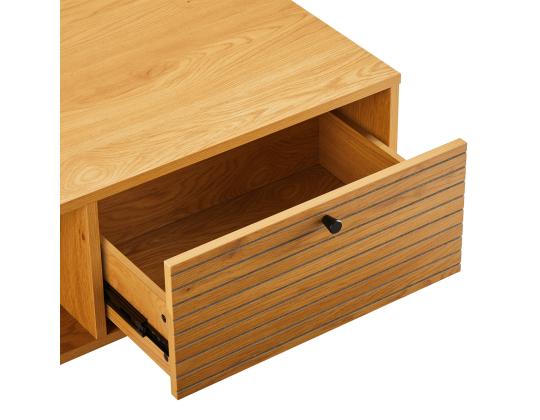 Sohvapöytä LINE 100x50xH45cm, melamiini tammenkuorella