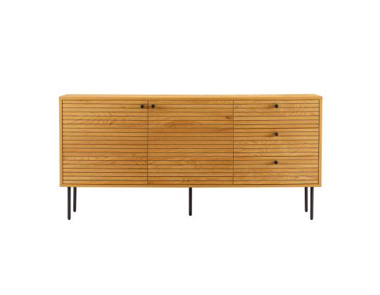 Lipasto LINE 150x40xH74cm, melamiini tammenkuorella