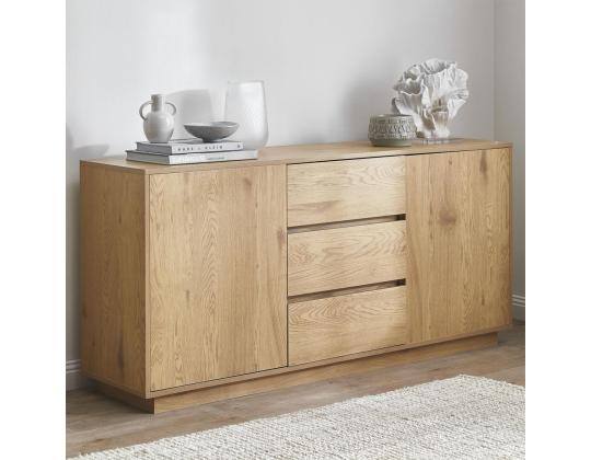 Lipasto SACHA 160x40xH74cm, melamiini tammenkuorella