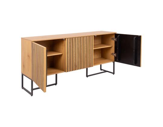 Lipasto HAMPTON 160x40xH80cm, melamiini tammenkuorella