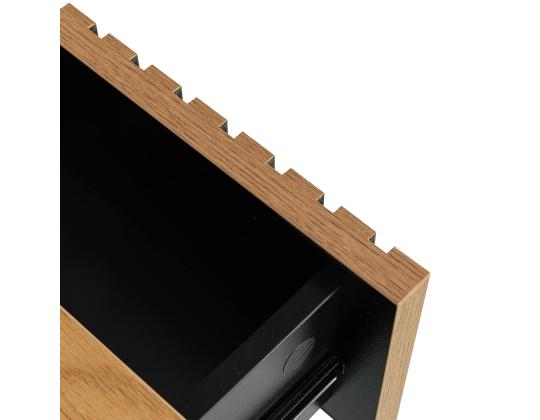 Yöpöytäkaappi HAMPTON 50x40xH55cm, melamiini tammenkuorella