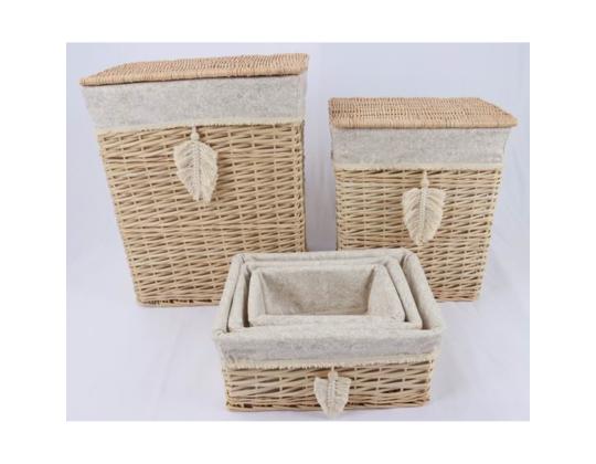 Korv WILLI TASSEL 28x19xH13cm