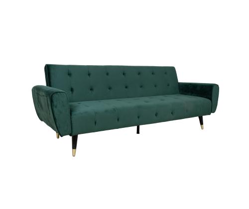 Vuodesohva FALUN 214x83xH82cm, vihreä sametti