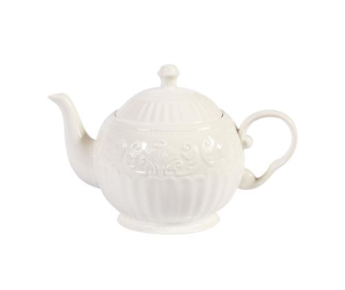 Teekannu SOFIA, 600ml, D13xK14cm, valkoinen