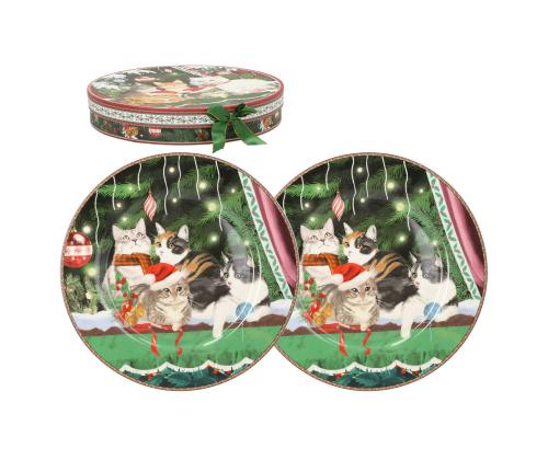 Lautaset MIA CATS 2kpl D25cm, lahjapakkauksessa