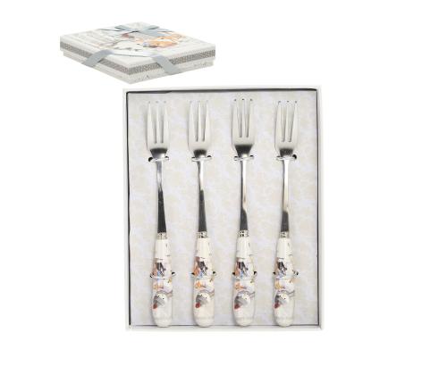 Haarukat MIA SNOW 15cm 4kpl lahjapakkauksessa