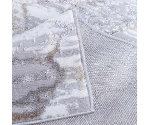 Matto SALAMANCA-3, 100x150cm, hopea/valkoinen