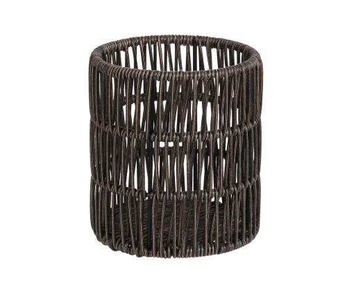 Topit BASILE D12,5xH14cm, tummanruskea