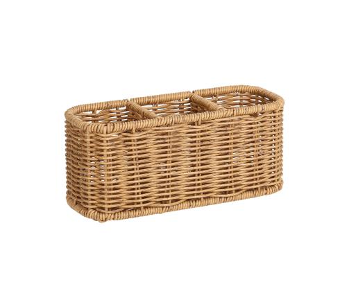 Topit BASILE 23x9xH10cm, vaaleanruskea